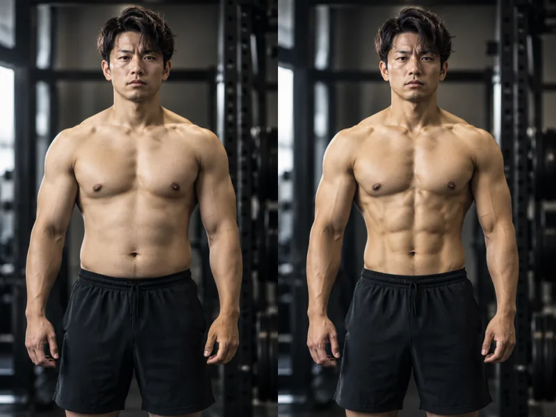 35歳男性のビフォーアフター